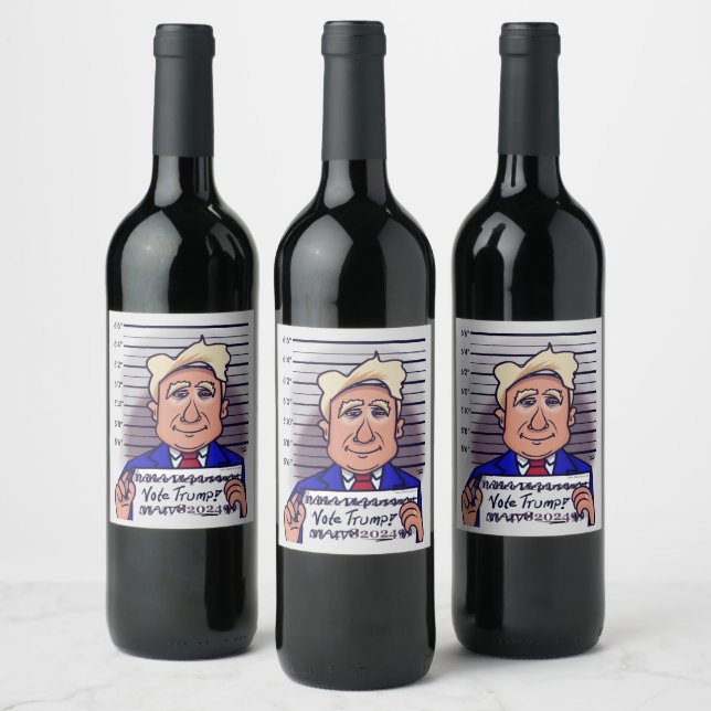 Votez Trump Wine Étiquettes (Bouteilles)