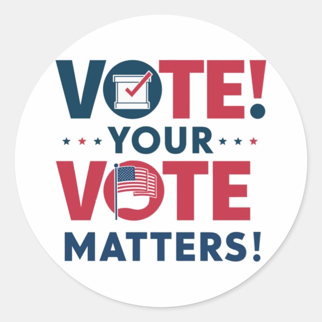 Votez Votre Sticker Vote S (Devant)