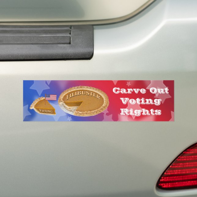 Voting Rights Filibuster Carve-Out Bumper Sticker (En voiture)