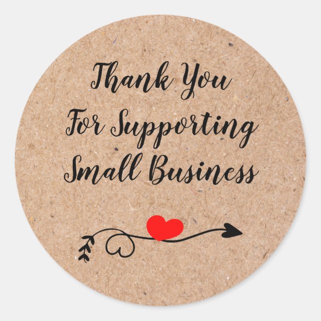 Votre Achat A Fait Mon Sticker Arrondi Classique D (Devant)