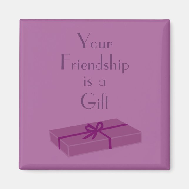 Votre amitié est un aimant cadeau (Devant)