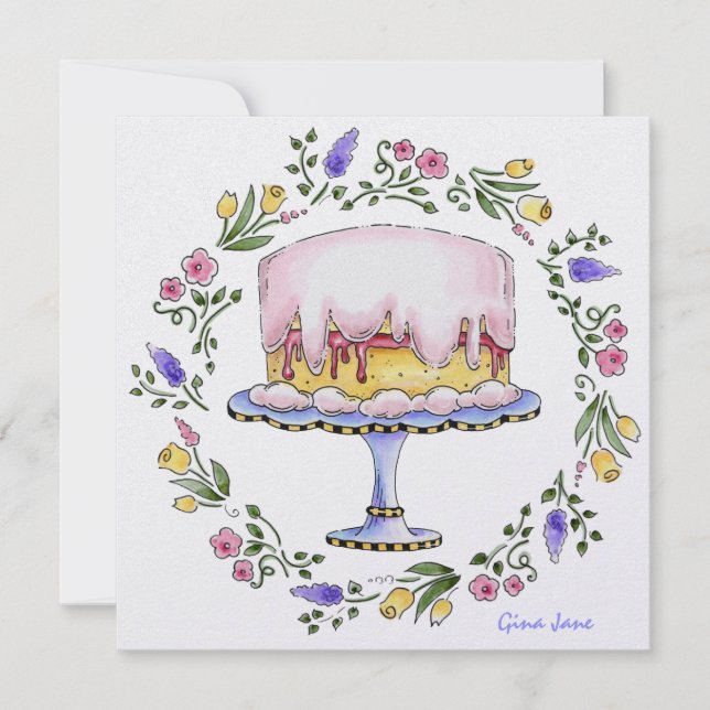 Votre Anniversaire / Déjeuner / Invitation de fête (Devant)