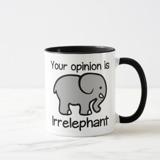 Votre avis est tasse de café d'Irrelephant