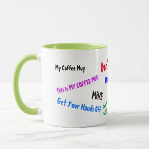 VOTRE BUREAU ACCUEIL CAFÉ MUG N'UTILISEZ PAS SILLY