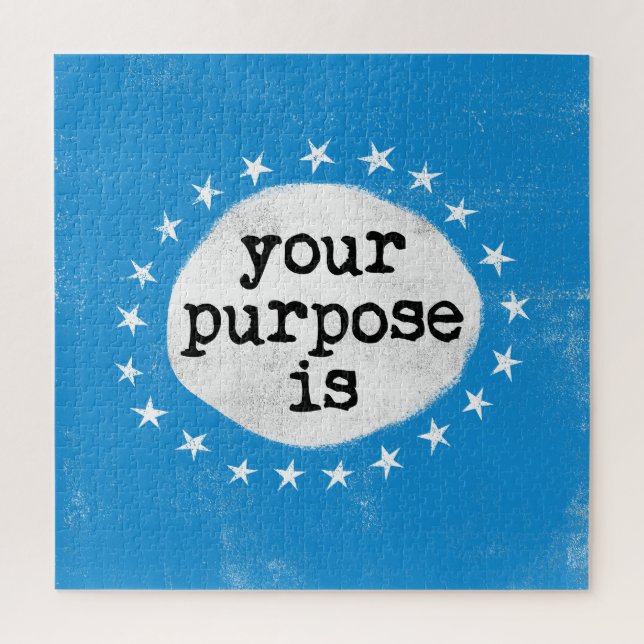Votre but est - Puzzle bleu (Vertical)