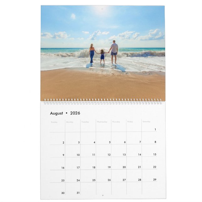 Votre cadeau de calendrier photo avec du texte per (Aug 2026)