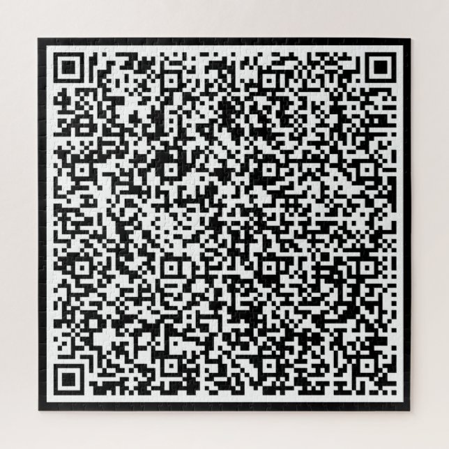 Votre cadeau de puzzle de code QR avec un message  (Vertical)