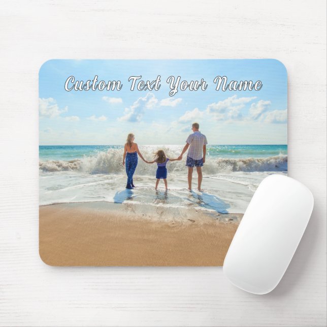 Votre cadeau de tapis de souris photo avec nom de  (Avec souris)