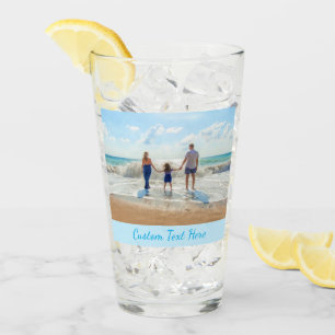 Votre cadeau de verre photo préféré avec texte per
