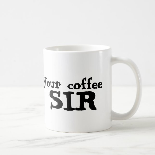 VOTRE CAFÉ SIR MARI CAFÉ MUG (Droite)