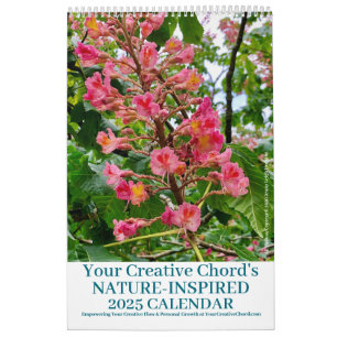 Votre calendrier Creative Chord Flowers 2025