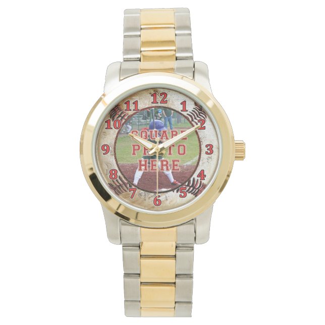 VOTRE CARRÉ PHOTO Montres de baseball (devant)
