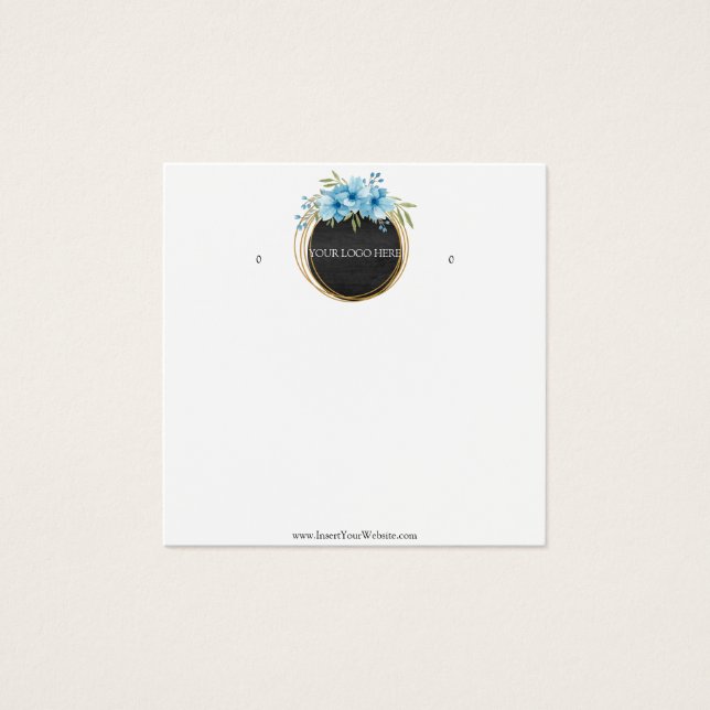 Votre carte d'affichage d'écoute de logo (Devant)