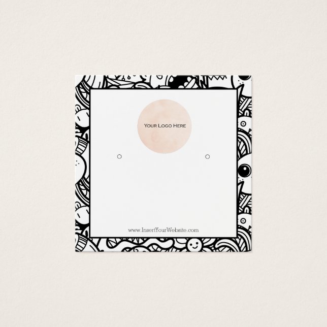 Votre carte d'affichage d'écoute de logo (Devant)