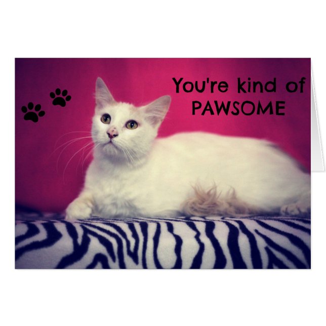 Votre carte d'amour de Pawsome (Devant horizontal)