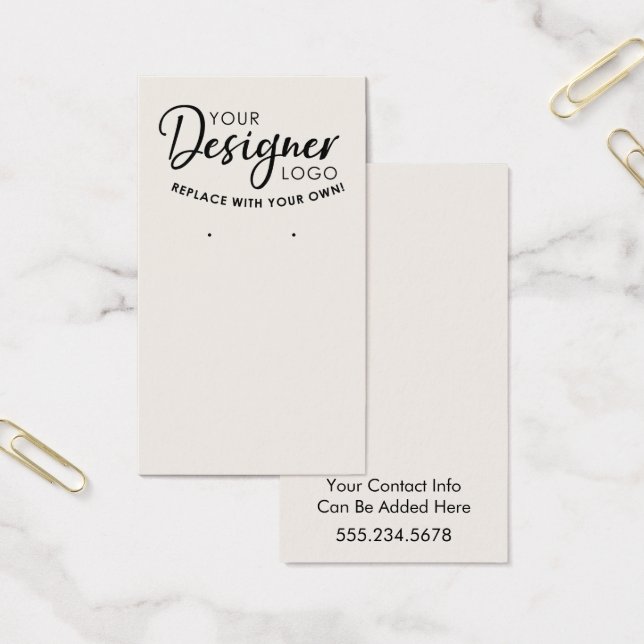 Votre carte de présentation de logo simple en coul (Bureau)