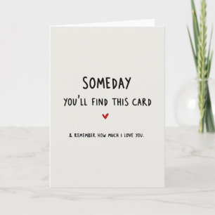 Votre carte de rappel de l'amour de quelque jour