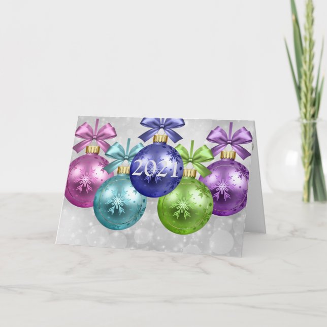 Votre carte de vacances pliée avec 4 photos ou orn (Devant)