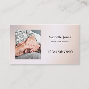 Aide Soins A Domicile Cartes De Visite Zazzle