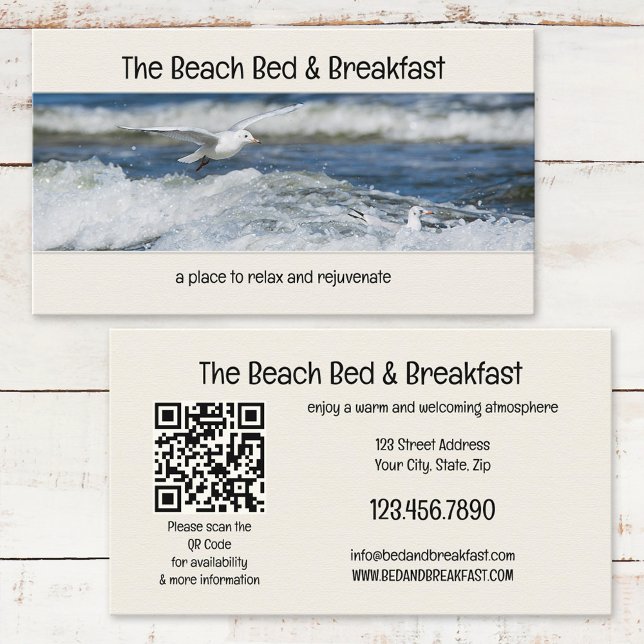 Votre carte de visite pour Bed and Breakfast de pl (Créateur téléchargé)