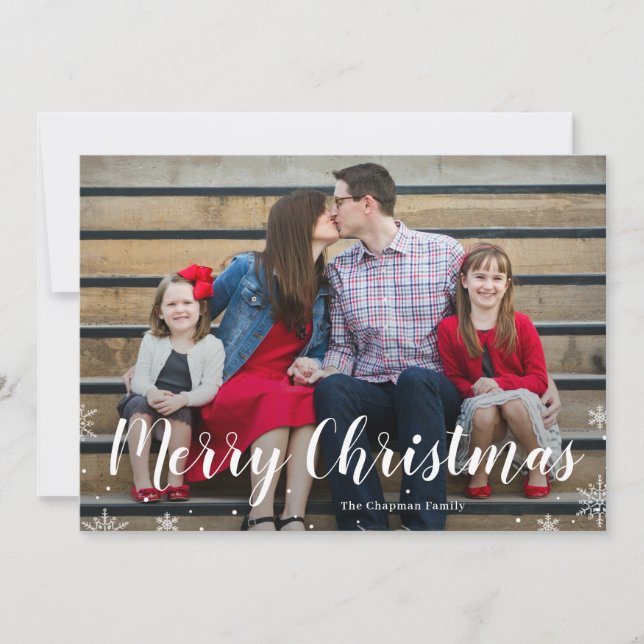 Votre carte de vœux d'hiver pour les fêtes (Devant)