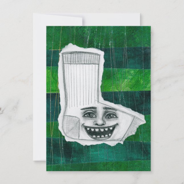 Votre carte de voeux Lost Sock (Devant)
