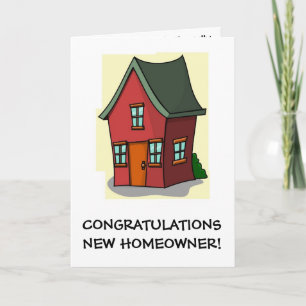 Votre carte Félicitations pour la première maison