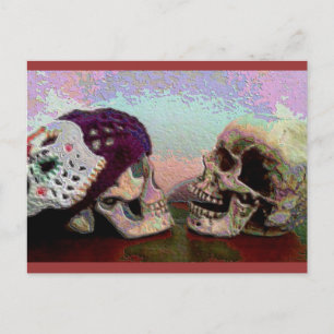 Votre Carte Postale Du Crâne Face Me Manque