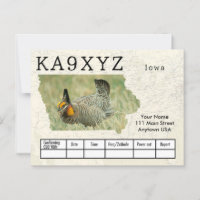 Votre carte postale QSL personnalisée en forme d'I