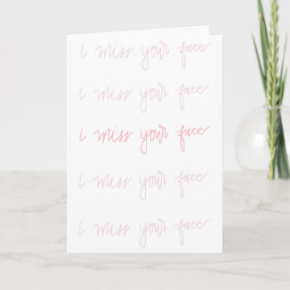 Votre carte visage me manque