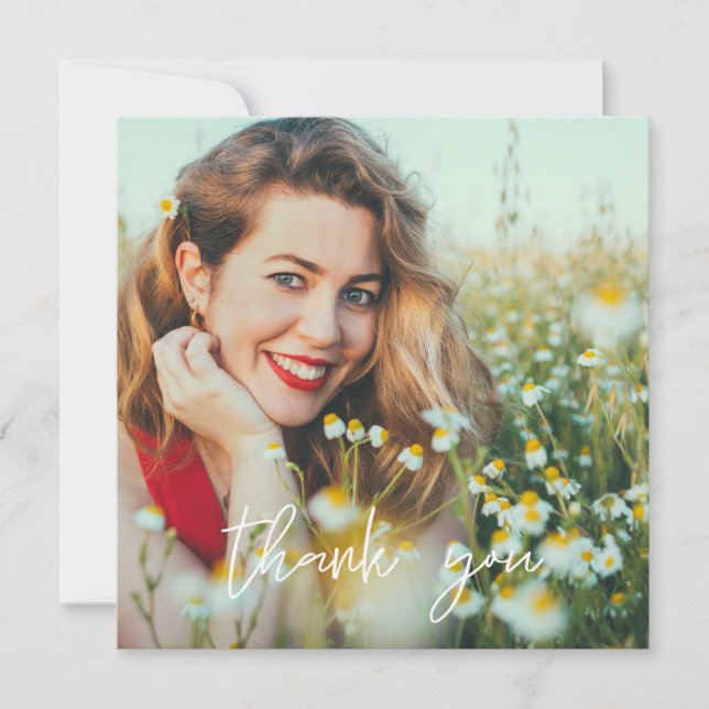 Votre Casquette de  photo Merci WhiteV2 Carré (Devant)