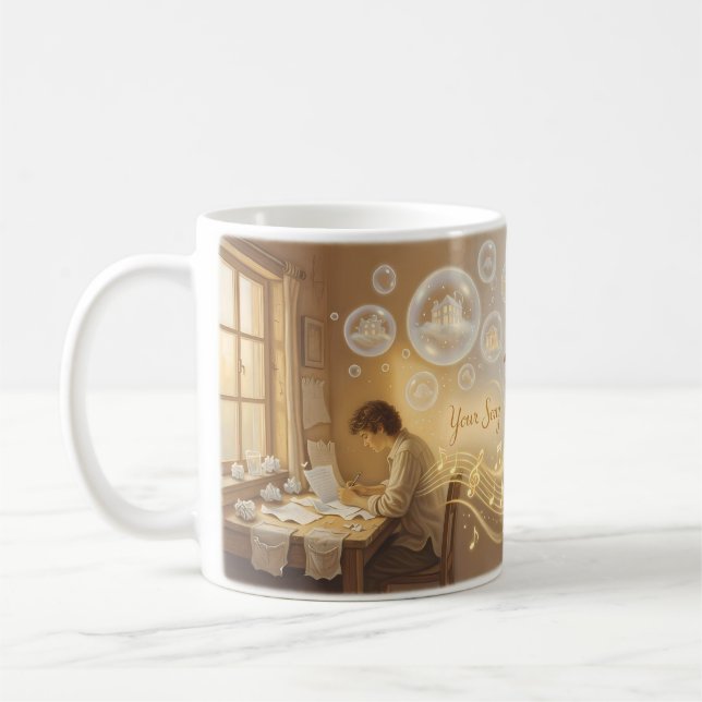 Votre chanson — Rêves d'enfance et mug musical cha (Gauche)