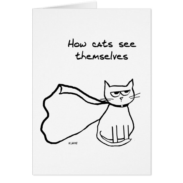 Votre chat le super héros - cadeau drôle de chat (Devant)