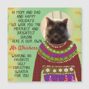 Votre chat Personnalisé Snarky Christmas