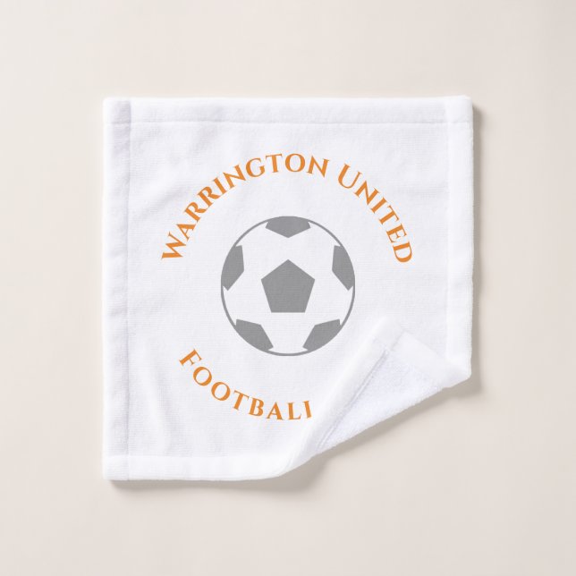 Votre club de football Nom linge (Gant de toilette)