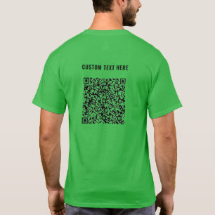 Votre code QR avec le texte personnalisé T-shirt p
