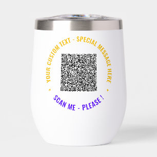 Votre code QR avec texte personnalisé personnalisé