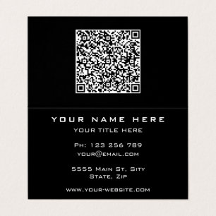 Votre code QR Couleurs personnalisées et Carte de 