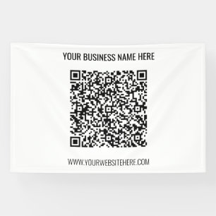 Votre code QR et votre bannière professionnelle de