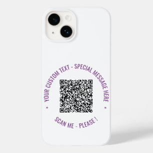 Votre code QR et votre coque iphone de couleurs pe