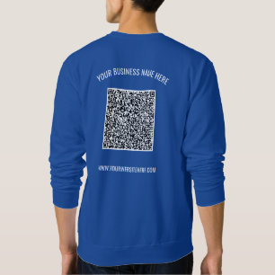 Votre code QR et votre Sweatshirt professionnel de
