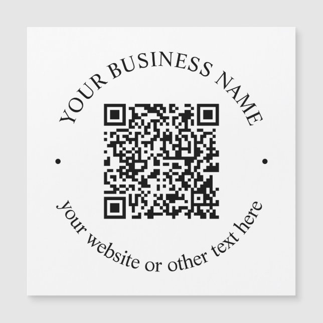 Votre code QR téléchargé avec texte circulaire mod (Devant)