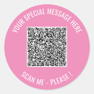 Votre code QR Texte personnalisé et Stickers de Co