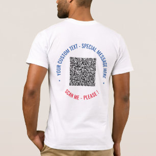 Votre code QR Texte personnalisé Funny T-Shirt Mod