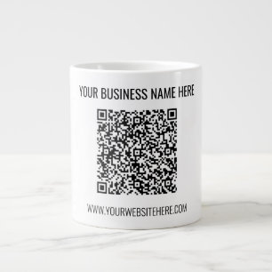 Votre code QR Texte personnalisé Mug Café Choisir
