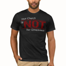 Votre église n'est pas notre T-shirt de