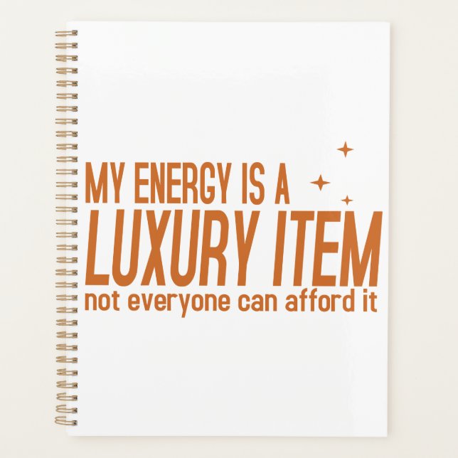 Votre Énergie est un Produit de Luxe (Devant)