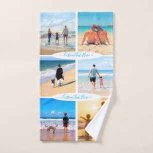 Votre ensemble de serviettes de bain Collage Photo