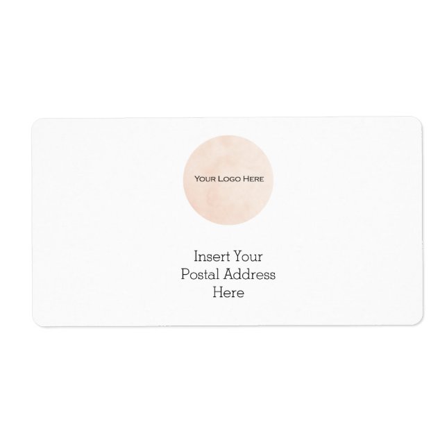 Votre Étiquette de adresse de logo (Devant)