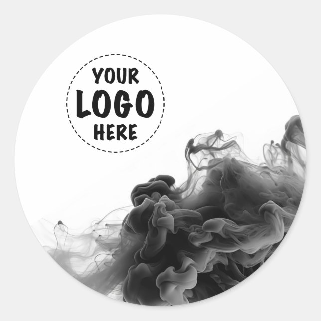 Votre Étiquette de produit gothique Smokey Logo (Devant)